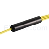 10m MTPメス-4LC/UPC デュープレックス 8芯 プレナム(OFNP) OS2 9/125 シングルモード ブレイクアウトケーブル(タイプB、エリート、黄色)の画像