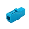 LC/UPC-LC/UPC 10G シンプレックス マルチモード プラスチック製光ファイバアダプター/嵌合スリーブ（OM3、フランジなし、水色）の画像