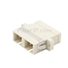 SC/UPC-SC/UPC デュプレックス プラスチック製光ファイバアダプター/嵌合スリーブ（OM1/OM2、フランジ付き）の画像