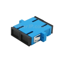 SC/UPC-SC/UPC デュプレックス シングルモード プラスチック製光ファイバアダプター/嵌合スリーブ（フランジ付き）の画像