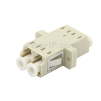 LC/UPC-LC/UPC デュプレックス SC型プラスチック製光ファイバアダプター/嵌合スリーブ（OM1/OM2、デュプレックス SC型プラスチック製光ファイバアダプター/嵌合スリーブ（OM1/OM2、フランジ付き）