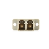 LC/UPC-LC/UPC デュプレックス SC型プラスチック製光ファイバアダプター/嵌合スリーブ（OM1/OM2、デュプレックス SC型プラスチック製光ファイバアダプター/嵌合スリーブ（OM1/OM2、フランジ付き）の画像