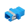 SC/UPC-SC/UPC シンプレックス シングルモード プラスチック製光ファイバアダプター/嵌合スリーブ（フランジ付き）の画像