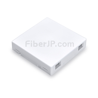 2ポート SC シンプレックスFTTH 光ファイバウォールプレートウトレット（SM/MM、アンロード）