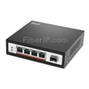 4x 10/100Base-T RJ45 ~ 1x 100Base-X SFP アンマネージドPoEスイッチの画像