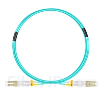 3m LC/UPC-LC/UPC デュプレックス マルチモード BIF光パッチケーブル（0.15dB IL、LSZH、エリート、OM4）