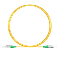 3M（10ft）1550nm FC/APC 低速軸 シングルモード シンプレックス 偏波保持 光パッチケーブル(3.0mm PVC-3.0mm/OFNR)