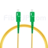 5M（16ft）1550nm SC/APC 低速軸 シングルモード シンプレックス 偏波保持 光パッチケーブル(3.0mm PVC-3.0mm/OFNR)の画像