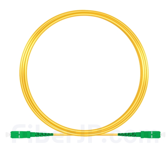 10M（33ft）1550nm SC/APC 低速軸 シングルモード シンプレックス 偏波保持 光パッチケーブル(3.0mm PVC-3.0mm/OFNR)の画像