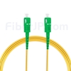 10M（33ft）1550nm SC/APC 低速軸 シングルモード シンプレックス 偏波保持 光パッチケーブル(3.0mm PVC-3.0mm/OFNR)の画像