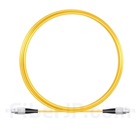 5M（16ft）1550nm FC/UPC 低速軸 シングルモード シンプレックス 偏波保持 光パッチケーブル(3.0mm PVC-3.0mm/OFNR)
