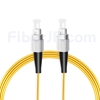 15M（49ft）1550nm FC/UPC 低速軸 シングルモード シンプレックス 偏波保持 光パッチケーブル(3.0mm PVC-3.0mm/OFNR)の画像