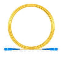 15M（49ft）1550nm SC/UPC 低速軸 シングルモード シンプレックス 偏波保持 光パッチケーブル(3.0mm PVC-3.0mm/OFNR)