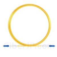 5M（16ft）1550nm LC/UPC 低速軸 シングルモード シンプレックス 偏波保持 光パッチケーブル(3.0mm PVC-3.0mm/OFNR)