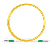 5M（16ft）310nm FC/APC 低速軸 シングルモード シンプレックス 偏波保持 光パッチケーブル(3.0mm PVC-3.0mm/OFNR)