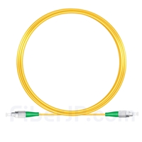 10M（33ft）1310nm FC/APC 低速軸 シングルモード シンプレックス 偏波保持 光パッチケーブル(3.0mm PVC-3.0mm/OFNR)