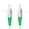 15M（49ft）1310nm FC/APC 低速軸 シングルモード シンプレックス 偏波保持 光パッチケーブル(3.0mm PVC-3.0mm/OFNR)の画像