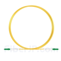 1M（3ft）1310nm LC/APC 低速軸 シングルモード シンプレックス 偏波保持 光パッチケーブル(3.0mm PVC-3.0mm/OFNR)