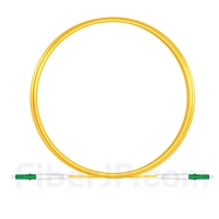 2M（7ft）1310nm LC/APC 低速軸 シングルモード シンプレックス 偏波保持 光パッチケーブル(3.0mm PVC-3.0mm/OFNR)