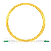 10M（33ft）1310nm LC/APC 低速軸 シングルモード シンプレックス 偏波保持 光パッチケーブル(3.0mm PVC-3.0mm/OFNR)