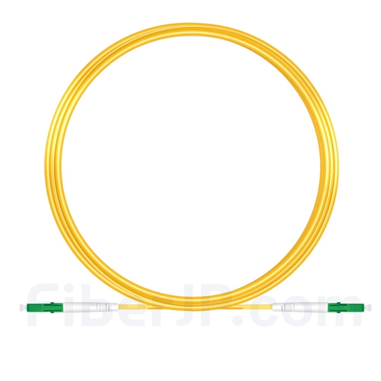 10M（33ft）1310nm LC/APC 低速軸 シングルモード シンプレックス 偏波保持 光パッチケーブル(3.0mm PVC-3.0mm/OFNR)の画像