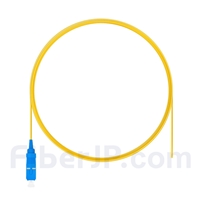 2m シンプレックス SC/UPC シングルモード ピッグテール光ファイバケーブル（0.9mm PVCジャケット、9/125）