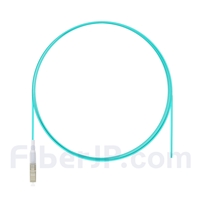 1m シンプレックス LC/UPC マルチモード ピッグテール光ファイバケーブル（0.9mm LSZH、50/125 OM3）