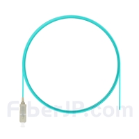 2m シンプレックス SC/UPC マルチモード ピッグテール光ファイバケーブル（0.9mm LSZH、50/125 OM3）