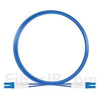 5m LC/UPC-LC/UPC デュプレックス シングルモード 装甲光パッチケーブル（PVC/OFNR）