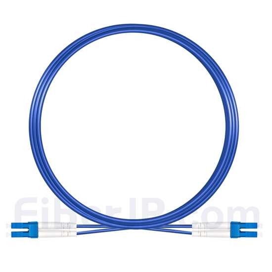 10m LC/UPC-LC/UPC デュプレックス シングルモード 装甲光パッチケーブル（PVC/OFNR）の画像