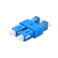 LC/UPCメス-SC/UPCオス デュプレックス シングルモード プラスチック製光ファイバアダプター/嵌合スリーブ
