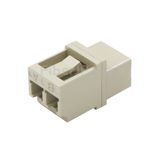 LC/UPC-LC/UPC デュプレックス マルチモード 標準型光ファイバアダプター/嵌合スリーブ（OM1/OM2、フランジなし ）の画像