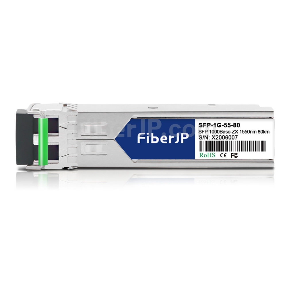 1000Base SFP, Calix 100-01664互換 1000Base-ZX SFPモジュール 1550nm 80km SMF(LC ...