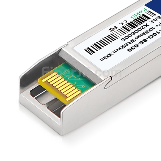 Finisar FTLX8571D3BCV互換 10GBase-SR SFP+モジュール 850nm 300m MMF(LCデュプレックス) DOMの画像