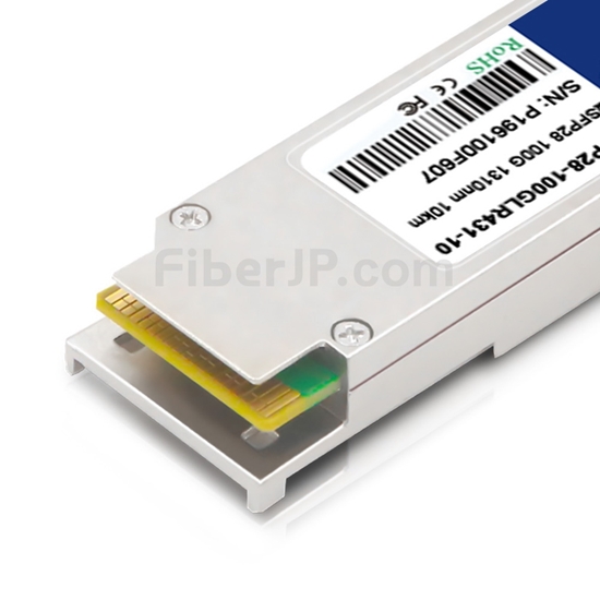 Cisco QSFP-100G-eCWDM4-S対応互換 100GBASE-eCWDM4 QSFP28モジュール（1310nm 10km DOM）の画像