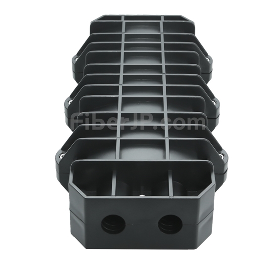 GJS-04-1 96芯 インライン光スプライスクロージャ（シングル光ファイバ融着接続、2イン/2アウト）の画像