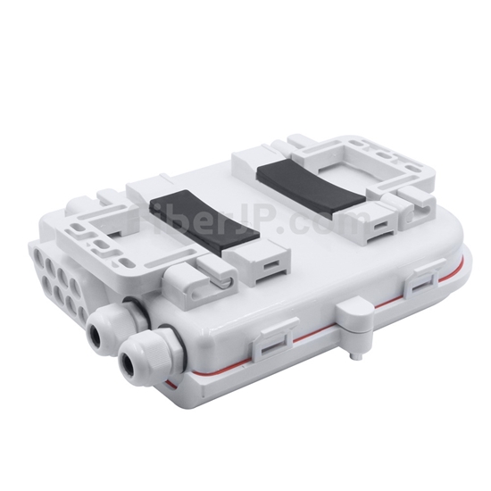 1x8 PLCブロックレスファイバスプリッター屋外分配ボックス（ピグテールとアダプタなし）の画像