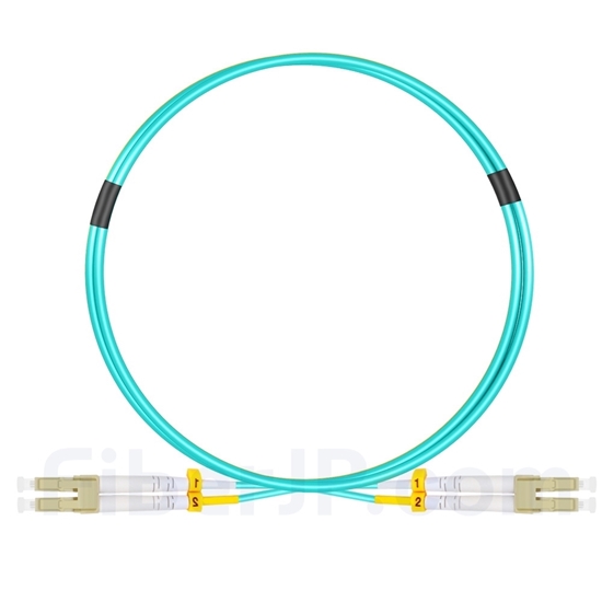 0.17m LC/UPC-LC/UPC デュプレックス マルチモード 光パッチケーブル（2.0mm LSZH OM3）の画像