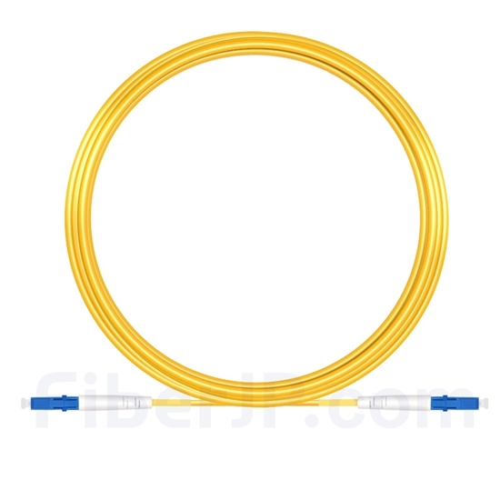 30m LC/UPC-LC/UPC シンプレックス シングルモード 光パッチケーブル（2.0mm PVC/OFNR OS2の画像
